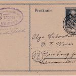 All.Bes. - (13a) Heideck ü. Roth Poststelle I 12 Pfg. Stephan Ganzsache