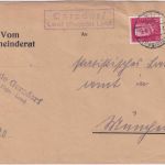 DR - Gersdorf Lauf (Pegnitz) Land Landpost-Ra2 Brief n. München 7.4.31