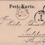 Bayern - 5 Pfg. Wappen Wz.2 a-Farbe ! Karte Hof 26/5 - Sulzbach 1879