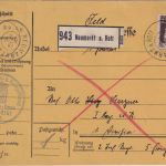 Bayern - 25 Pfg. Luitpold Soldaten-Paketkarte ins Feld Neumarkt a/R 28. NOV 1914
