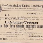 Bayern - 3 Pfg Luitpold c-Farbe !! Drucksachenkarte Landsberg a/L. 24.4.11
