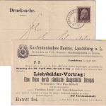 Bayern - 3 Pfg Luitpold c-Farbe !! Drucksachenkarte Landsberg a/L. 24.4.11