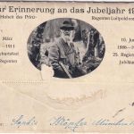 Bayern - München 1911 Prinzregenten-Jagdbrief n. ÖSTERREICH