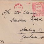 DR - Berlin SW 68 1933 5 Pfg. AFS "Verlagszentrale" Drucksachenbrief n. Hamburg