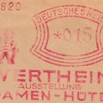 DR - Berlin W9 1930 15 Pfg. AFS "Wertheim Damen-Hüte" Brief n. München