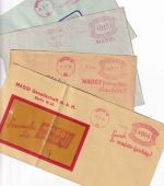 DR - Berlin W35 1929/35 versch. AFS "Maggi Würze" 4 Drucksachen/Briefe