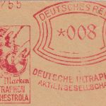 DR - Berlin W8 1930 8 Pfg. AFS "Deutsche Ultraphon AG" Ortsbrief/Fensterkuvert