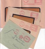 DR - Berlin-Wilmersdorf 1929/34 4 versch. AFS "Reichsversicherungsanstalt"