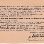 DR - Berlin SW11 1931 3 Pfg. AFS "Erdmann Patentverwertung" Drucksachenkarte