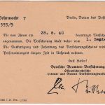DR - Berlin W15 1940 3 Pfg. AFS "Deutsche Beamtenversicherung" Drucksachenkarte