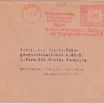 DR - Berlin W57 1933 5 Pfg. AFS "Berufsvertretung DRP" Drucksachenbrief