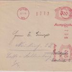 DR - Berlin W8 1928 0 (!) + 5 Pfg. AFS "Kempinski" Drucksachenbrief n. Bautzen