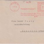 DR - Berlin W62 1933 12 Pfg. AFS "Reichsverband Einzelhandel" Brief n. Schwerin