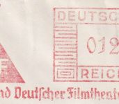 DR - Berlin W35 1934 12 Pfg. AFS "Reichsverband Dt. Filmtheater" Fensterkuvert