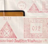 DR - Berlin W35 1934 12 Pfg. AFS "Reichsverband Dt. Filmtheater" Fensterkuvert