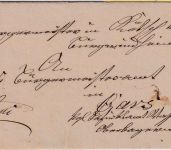 Bayern - 10 Pfg. Wappen Wz. 2 HKS Burgwinheim 19/1 Brief Kötsch - Gars ca. 1877
