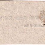 Bayern - Unnersdorf (Bad Staffelstein) 6 Kr. Zollquittung/Brückenzoll 1825