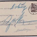 DR - 3 Pfg. Leipziger Messe Trauerdrucksache Coburg - Kitzingen 1940 Irrläufer