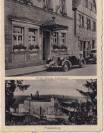 Bayern - Kulmbach Hotel Krone sw-Mehrbild-AK ungelaufen (vor 1945) dat. 1954
