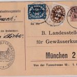 DR-Infla - 80+40 Pfg. By-Dienst-Abschied/DR Karte Presseck - München 2.4.22