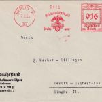 DR - Berlin W35 1935 16 Pfg. AFS "Reichsnährstand" Ortsbrief >20g