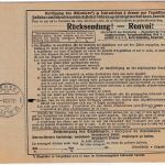 DR - Berlin-Schöneberg 1929 Gebühr bezahlt Paketkarte/Selbstbucher i.d. SCHWEIZ