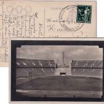DR - Berlin Olympia Stadion 1936 SST AK (Stadion) n. ÖSTERREICH