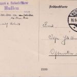 Bayern - Bayr. Feld-Art. Batterie 896 Feldpostkarte Berlin - Osterode 1916