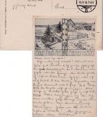 Bayern - Bayr. Feld-Art. Batterie 896 Feldpostkarte Berlin - Osterode 1916