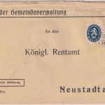 Bayern/DR - 30+10 Pfg. Dienst-Abschied MIF ! Brief Grossgundertshausen 2.9.20 !!