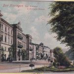 Bayern - Bad Kissingen Kurhaus u. Kurhaus-Straße farb. AK gelaufen 1913
