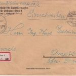 DR - Wien 1942 Europäischer Postkongress SST Postsache/Einschreibebrief