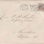 DR - Berlin C2 - 15.4.1902 Columbia Flaggenstempel Drucksache n. München