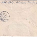 DR - Neustadt (Waldnaab) Bleikristallglas Handwerbestempel Eilbrief 1940