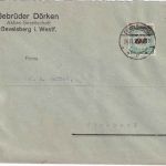 DR-Infla - 20 Mrd. Korbdeckel Brief/4-fach-Tarif Gevelsberg - München 26.11.23