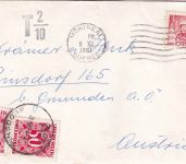 Kanada - 3 C. Weihnachten Brief n. ÖSTERREICH Montreal - Pinsdorf 1967 Nachporto