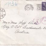 USA - 3 C Jefferson Brief n. ÖSTERREICH Brooklyn - Linz 1951 - 2,35 S. Nachporto