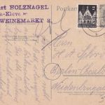 BRD - 8 Pfg. Posthorn Ganzsache + 2 Pfg. Bauten Kleve - Berlin 1953