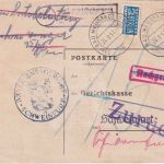 BRD - (13a) Unterwaldbehrungen ü. Bad Neustadt Landpost-Ra2 Karte 1951 Nachporto