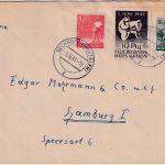 All.Bes. - 8+16 Pfg. Arbeiter + 10 Pfg. Flüchtlingsspende Brief Bechhofen 1947