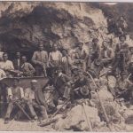 Bayern - Gammersheim (Wellheim) priv. Foto-AK (Tunnelbau) ca. 1920