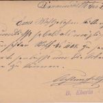 Bayern - Donauwörth 29/3 HKS 5 Pfg. Rauten Ganzsache n. Berlin 1883