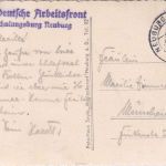Bayern - Neuburg a/D DAF Schulungsburg Schlafsaal sw-AK gelaufen 1937