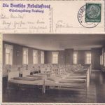 Bayern - Neuburg a/D DAF Schulungsburg Schlafsaal sw-AK gelaufen 1937