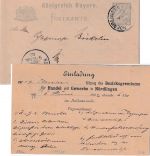 Bayern - 2 Pfg. Rauten Ganzsache/Orstkarte n. Zudruck Nördlingen 4. JUN 02