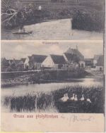 Bayern - Holzkichen (Wechingen) sw-Mehrbild-AK gelaufen Fessenheim 1911