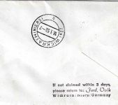 Saarland/OPD - Interflug Leipziger Messe Sonderflug Zuleitungspost 1957