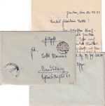 DR - Zinten 29.12.43 Feldpostbrief (Pz.Ers.Abt. 10) n. Rendsburg - mit Inhalt