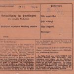 DR - 100 Pfg. Korbdeckel Nachnahme-Paketkarte Pillkallen - Rabenau 21.2.31
