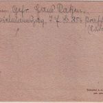 DR - Praschwitz (Südostpreussen) 19.9.42 Feldpostbrief n. Hannover